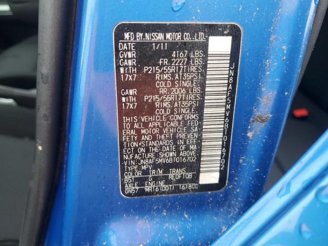 Photo 14 from auction – 2011 NISSAN JUKE S with VIN JN8AF5MV6BT016702