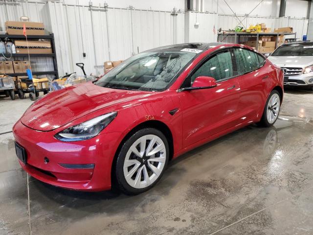 TESLA MODEL 3 2022 with VIN 5YJ3E1EA4NF290757 - Photo from auction