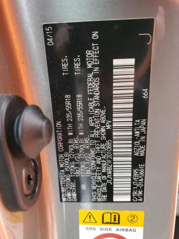 Photo 14 from auction – 2015 LEXUS NX 200T with VIN JTJYARBZ1F2010885