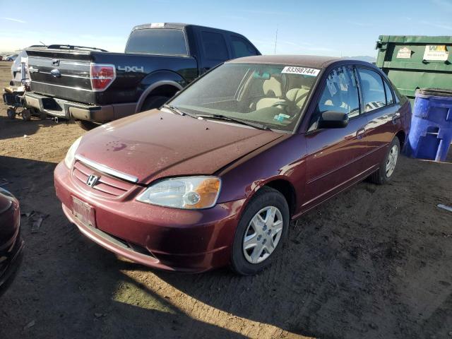 HONDA CIVIC LX 2003 with VIN 2HGES16593H594968 - Photo from auction