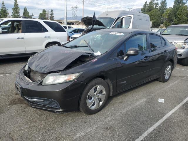 HONDA CIVIC LX 2013 with VIN 19XFB2F55DE206088 - Photo from auction