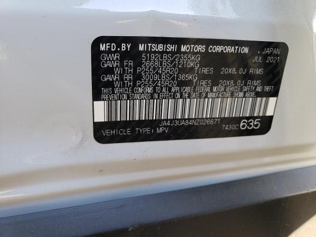 Photo 14 from auction – 2022 MITSUBISHI OUTLANDER with VIN JA4J3UA84NZ026671