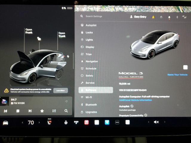 Photo 9 from auction – 2023 TESLA MODEL 3 with VIN 5YJ3E1EC8PF704241