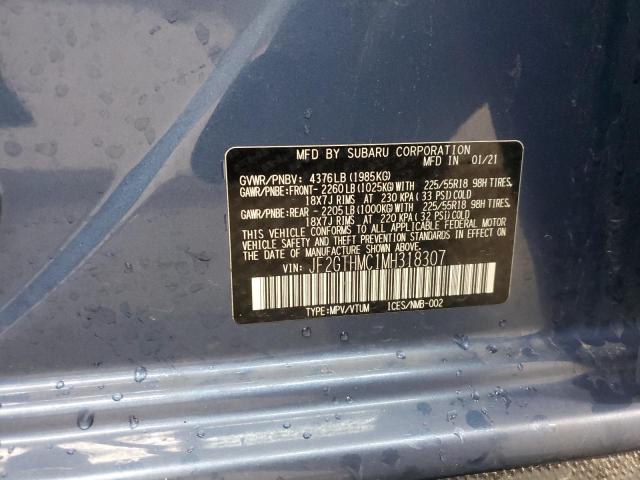 Photo 14 from auction – 2021 SUBARU CROSSTREK with VIN JF2GTHMC1MH318307
