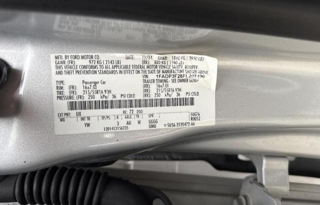 Photo 10 from auction – 2015 FORD FOCUS SE with VIN 1FADP3F28FL207496
