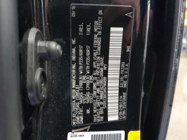 Photo 14 from auction – 2017 TOYOTA SIENNA XLE with VIN 5TDYZ3DC5HS786899
