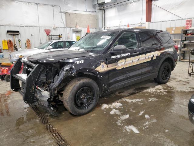 FORD EXPLORER P 2022 with VIN 1FM5K8AB3NGA05458 - Photo from auction