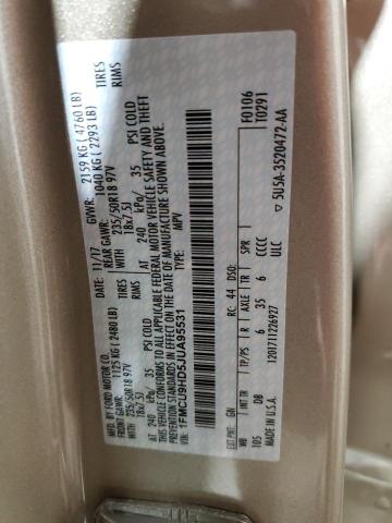 Photo 14 from auction – 2018 FORD ESCAPE SEL with VIN 1FMCU9HD5JUA95531