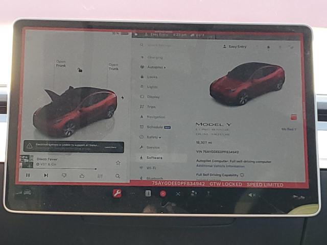 Photo 9 from auction – 2023 TESLA MODEL Y with VIN 7SAYGDEE0PF834942