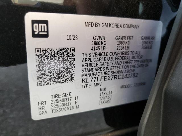 Photo 14 from auction – 2024 CHEVROLET TRAX LS with VIN KL77LFE27RC143782