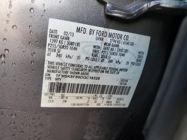 Photo 14 from auction – 2013 FORD EXPLORER L with VIN 1FM5K8F89DGC18328