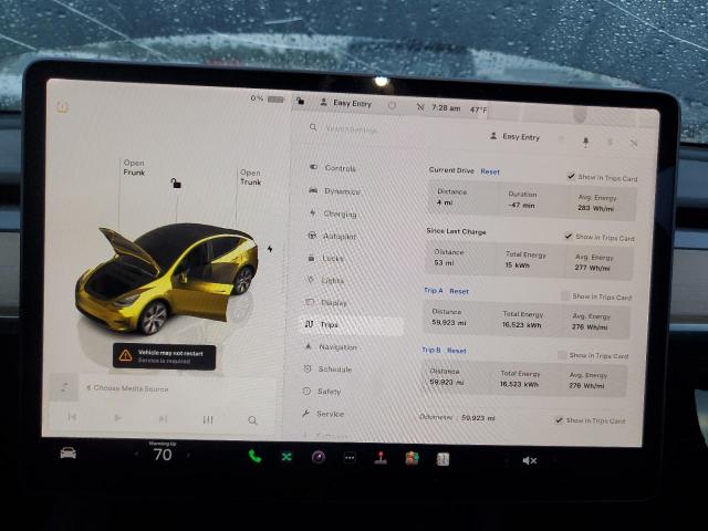 Photo 9 from auction – 2022 TESLA MODEL Y with VIN 7SAYGDEE9NF392062