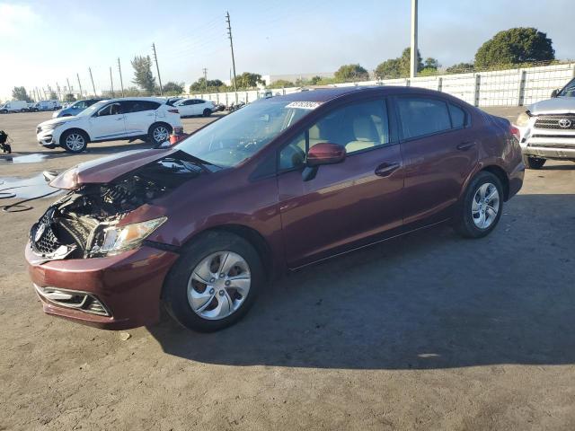 HONDA CIVIC LX 2015 with VIN 19XFB2F5XFE071032 - Photo from auction