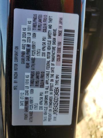 Photo 14 from auction – 2013 MAZDA CX-5 TOURI with VIN JM3KE4CE4D0134564