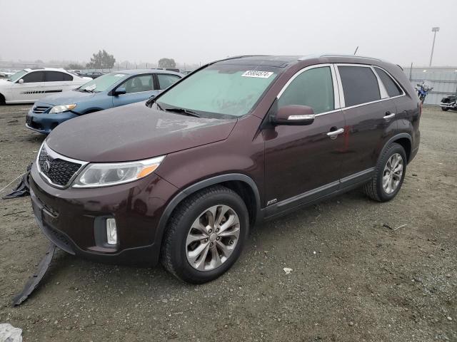 KIA SORENTO EX 2014 with VIN 5XYKUDA73EG460352 - Photo from auction