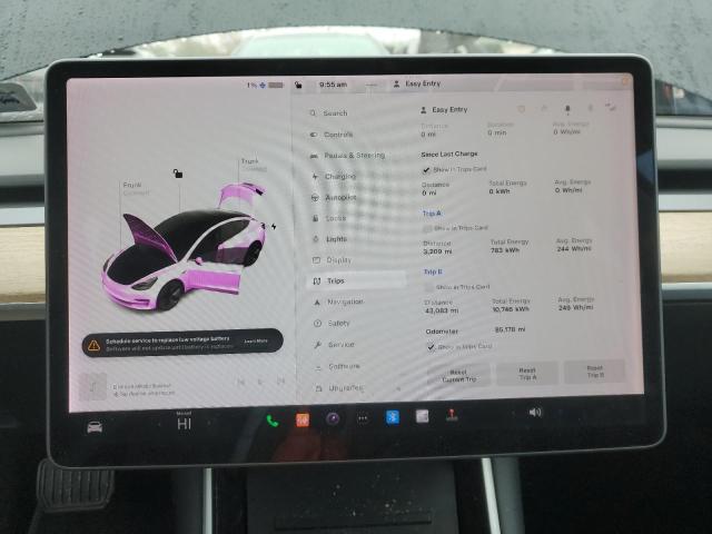 Photo 9 from auction – 2020 TESLA MODEL 3 with VIN 5YJ3E1EAXLF609253