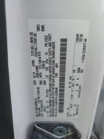 Photo 14 from auction – 2015 LINCOLN MKC with VIN 5LMCJ1A9XFUJ22808