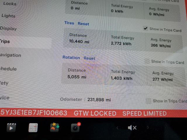 Photo 9 from auction – 2018 TESLA MODEL 3 with VIN 5YJ3E1EB7JF100663