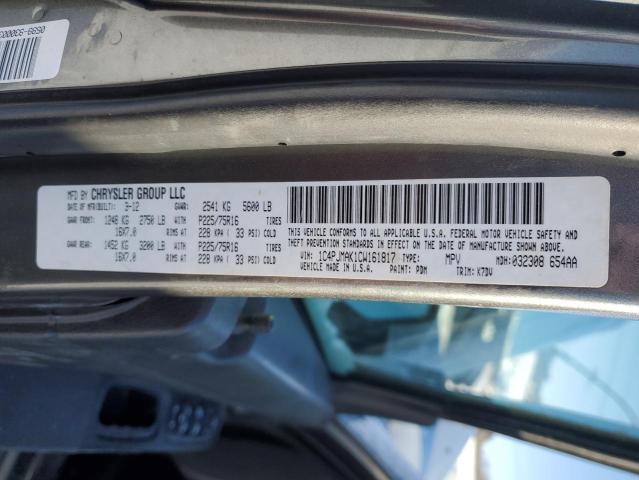 Photo 14 from auction – 2012 JEEP LIBERTY SP with VIN 1C4PJMAK1CW161817