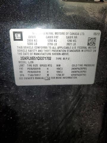 Photo 14 from auction – 2012 GMC TERRAIN SL with VIN 2GKFLXE51C6371702