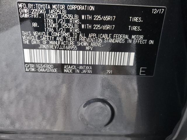 Photo 14 from auction – 2018 TOYOTA RAV4 with VIN JTMZFREV7JJ168955