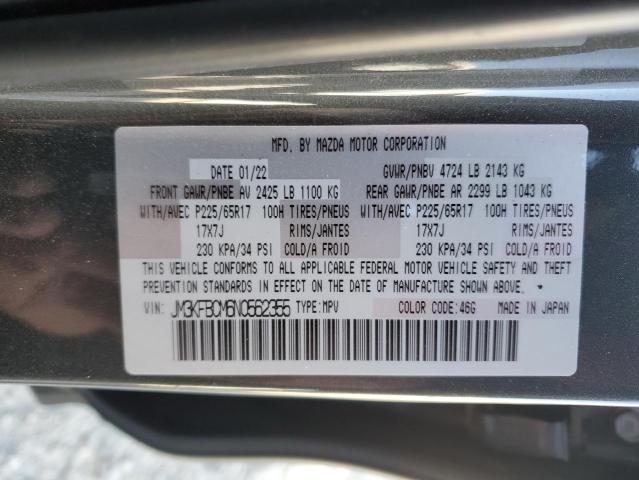 Photo 14 from auction – 2022 MAZDA CX-5 PREFE with VIN JM3KFBCM6N0562355