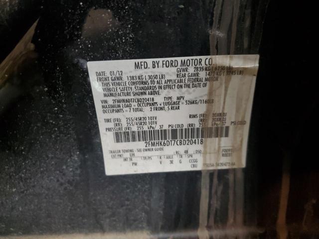 Photo 14 from auction – 2012 FORD FLEX LIMIT with VIN 2FMHK6DT7CBD20418
