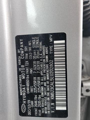 Photo 14 from auction – 2020 HYUNDAI TUCSON LIM with VIN KM8J3CAL5LU202802
