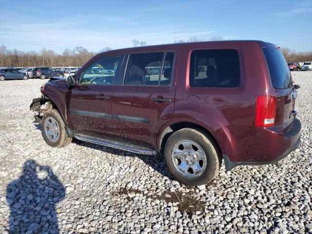 Photo 2 from auction – 2013 HONDA PILOT LX with VIN 5FNYF4H22DB041848