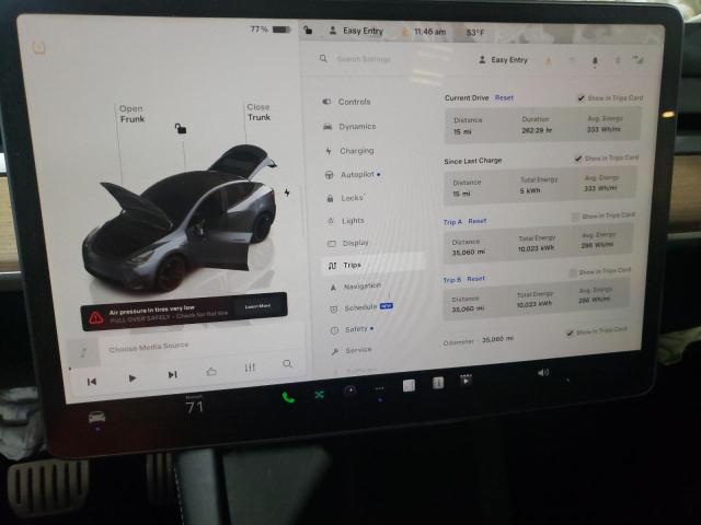 Photo 9 from auction – 2022 TESLA MODEL Y with VIN 7SAYGDEF9NF445495
