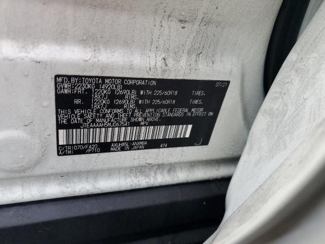 Photo 14 from auction – 2021 TOYOTA VENZA LE with VIN JTEAAAAH5MJ067541
