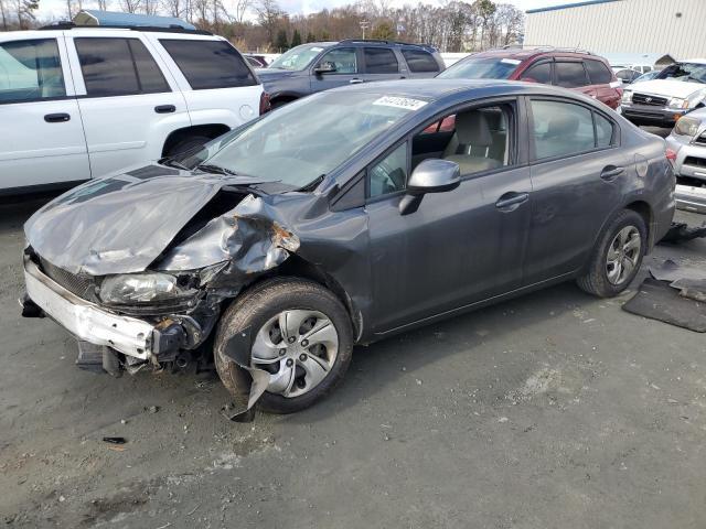 HONDA CIVIC LX 2013 with VIN 19XFB2F56DE099679 - Photo from auction