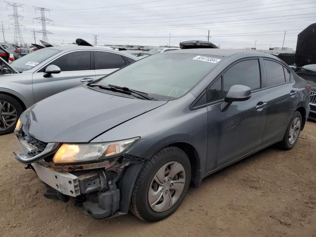 HONDA CIVIC LX 2013 with VIN 19XFB2F53DE026270 - Photo from auction