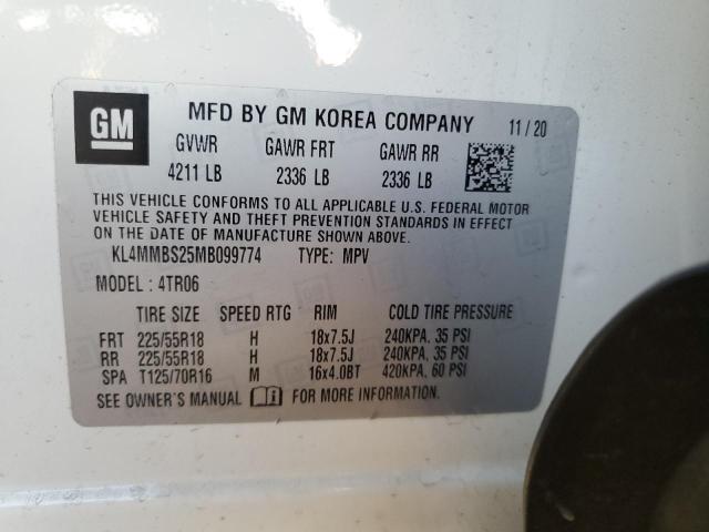 Photo 14 from auction – 2021 BUICK ENCORE GX with VIN KL4MMBS25MB099774