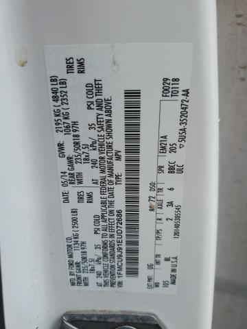 Photo 14 from auction – 2014 FORD ESCAPE TIT with VIN 1FMCU9J91EUD72686