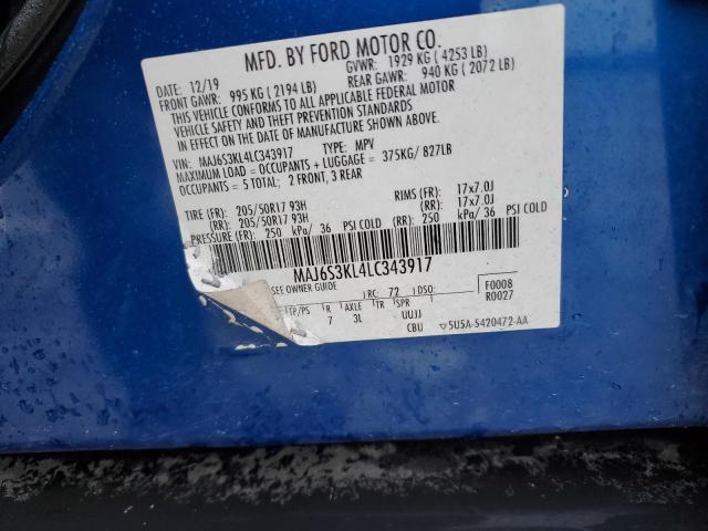 Photo 14 from auction – 2020 FORD ECOSPORT T with VIN MAJ6S3KL4LC343917