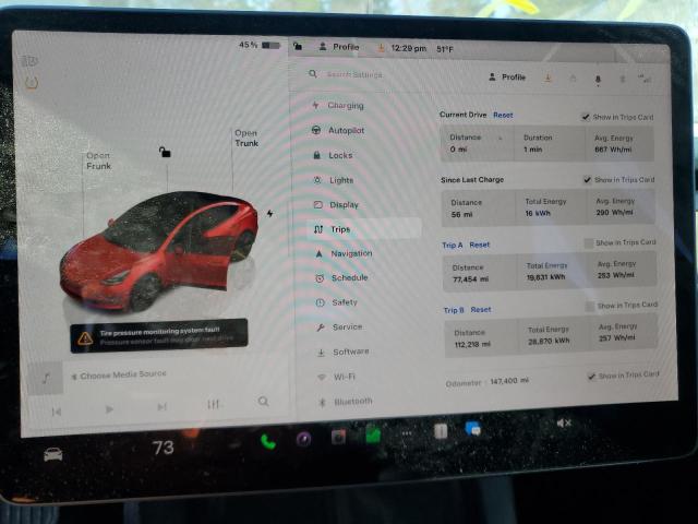Photo 9 from auction – 2022 TESLA MODEL 3 with VIN 5YJ3E1EA5NF187654