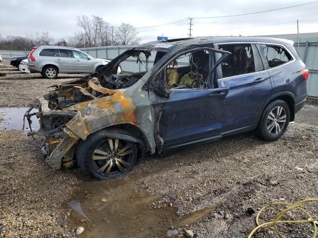 HONDA PILOT EXL 2018 with VIN 5FNYF6H55JB026021 - Photo from auction