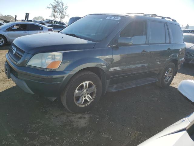 HONDA PILOT EXL 2004 with VIN 2HKYF18664H577852 - Photo from auction