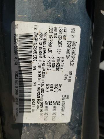 Photo 14 from auction – 2006 DODGE GRAND CARA with VIN 2D4GP44LX6R913386