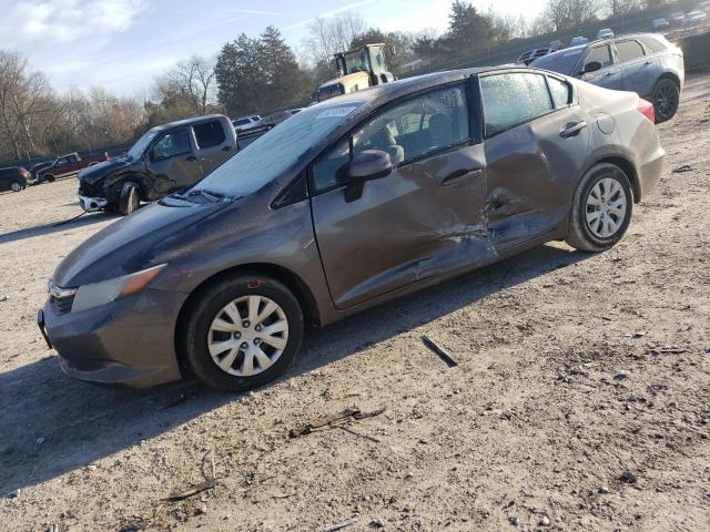 HONDA CIVIC LX 2012 with VIN 19XFB2F58CE086186 - Photo from auction