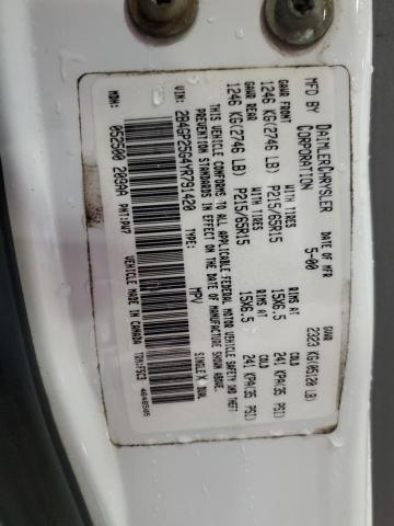Photo 14 from auction – 2000 DODGE CARAVAN with VIN 2B4GP25G4YR791420