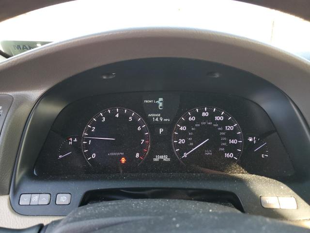 Photo 9 from auction – 2009 LEXUS LS 460 with VIN JTHBL46F095087934