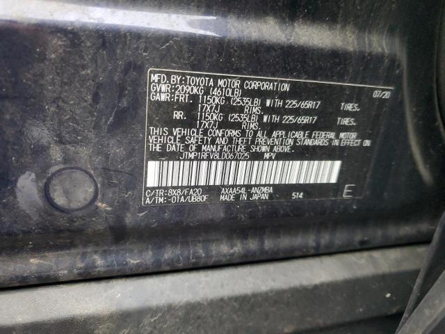 Photo 14 from auction – 2020 TOYOTA RAV4 XLE with VIN JTMP1RFV8LD067025