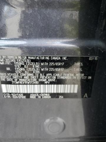 Photo 14 from auction – 2015 TOYOTA RAV4 XLE with VIN 2T3WFREV1FW172480