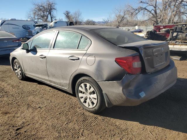 Photo 2 from auction – 2012 HONDA CIVIC LX with VIN 19XFB2F51CE092833