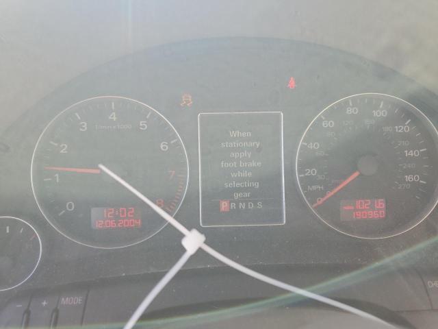 Photo 9 from auction – 2005 AUDI A4 3.2 QUA with VIN WAUDG78EX5A551864