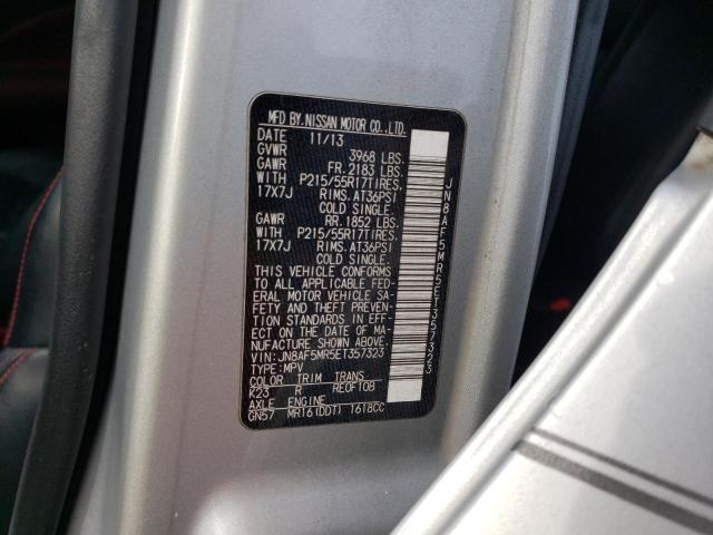 Photo 14 from auction – 2014 NISSAN JUKE S with VIN JN8AF5MR5ET357323