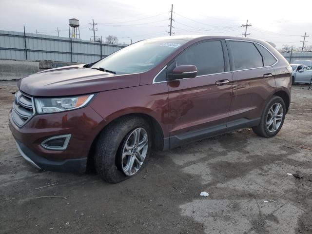 FORD EDGE TITAN 2016 with VIN 2FMPK3K9XGBB57349 - Photo from auction