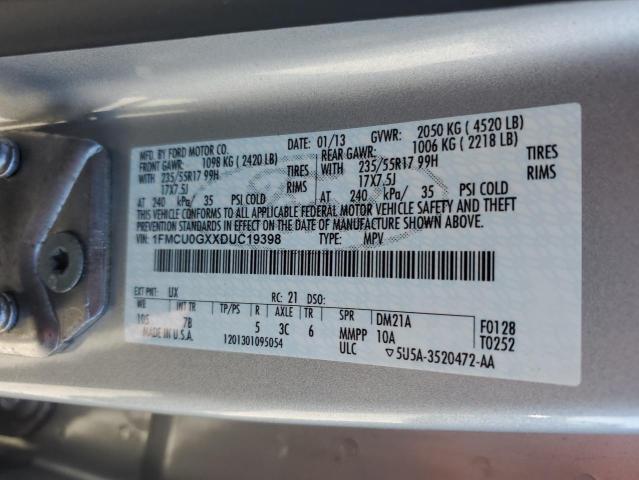 Photo 14 from auction – 2013 FORD ESCAPE SE with VIN 1FMCU0GXXDUC19398